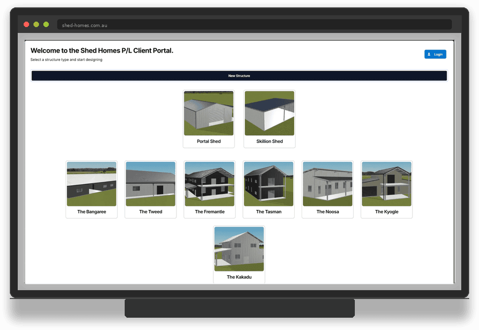 Shed Homes Online Designer Laptop